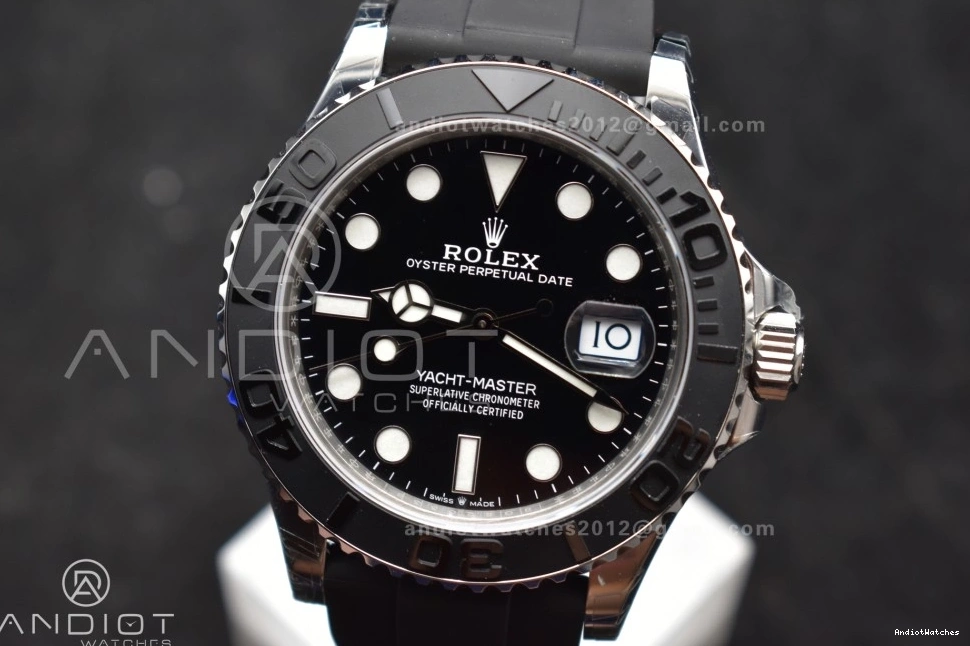 on 1213 Weight) 3D flex VS3235 42mm Bezel Black 1:1 Ceramic Yacht-Master Oyster Best 226659 V3 WaterResistant VSF (Gain Strap Edition 0202